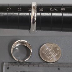 画像8: Pt900ダイヤモンドリング D1.028 3PD 8.4g #15 (8)