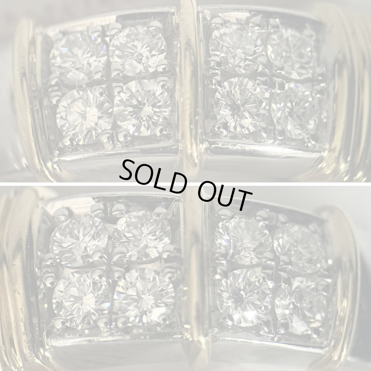 画像5: Pt950/K18ダイヤモンドリング D0.43 8.9ｇ #9.5 (5)