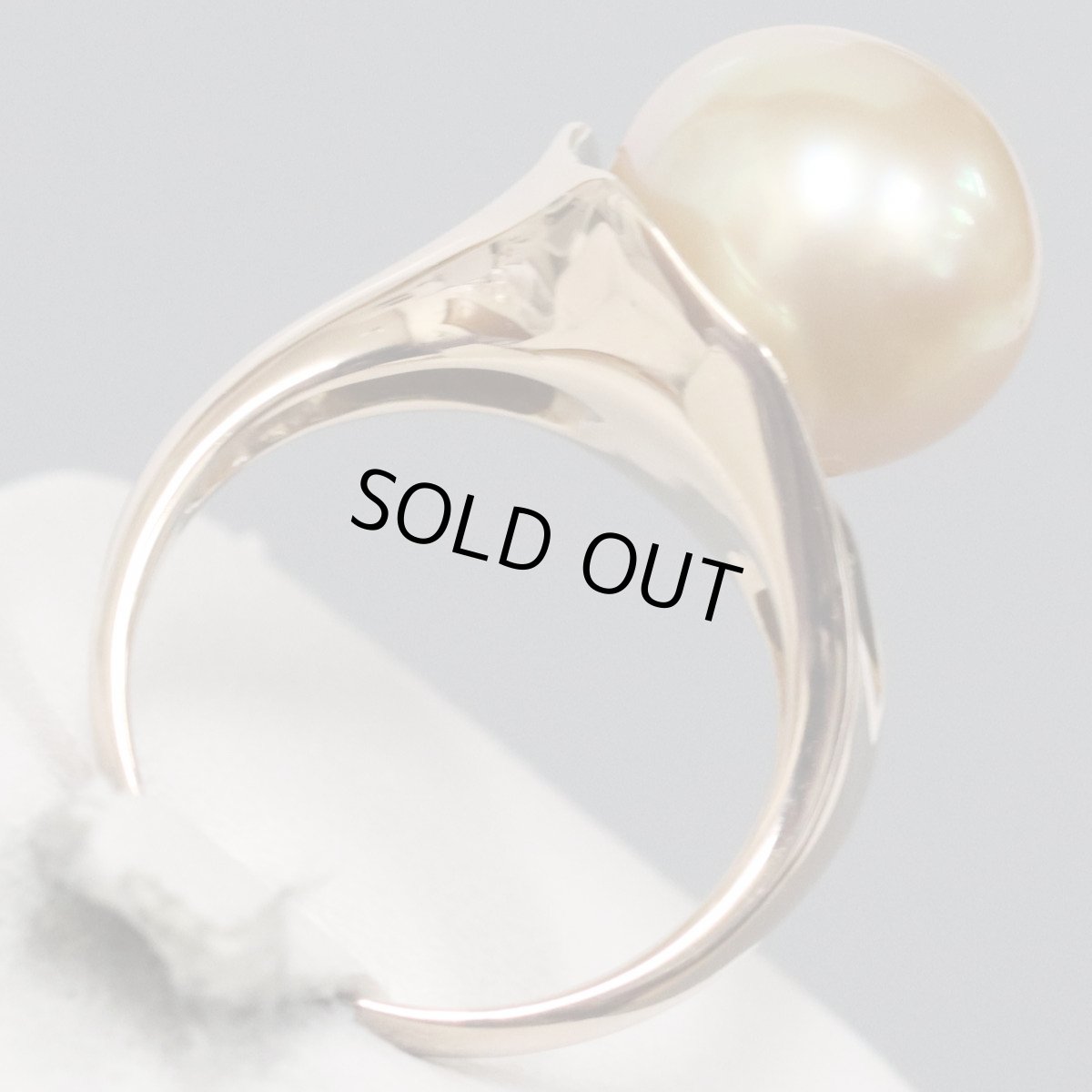 画像3: K18PGゴールデンパールリング 7.3g #8 11.0mm (3)