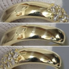 画像5: K18ダイヤモンドリング D1.00 5.8g #9.5 (5)