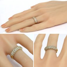 画像9: K18ダイヤモンドリング D1.00 5.8g #9.5 (9)