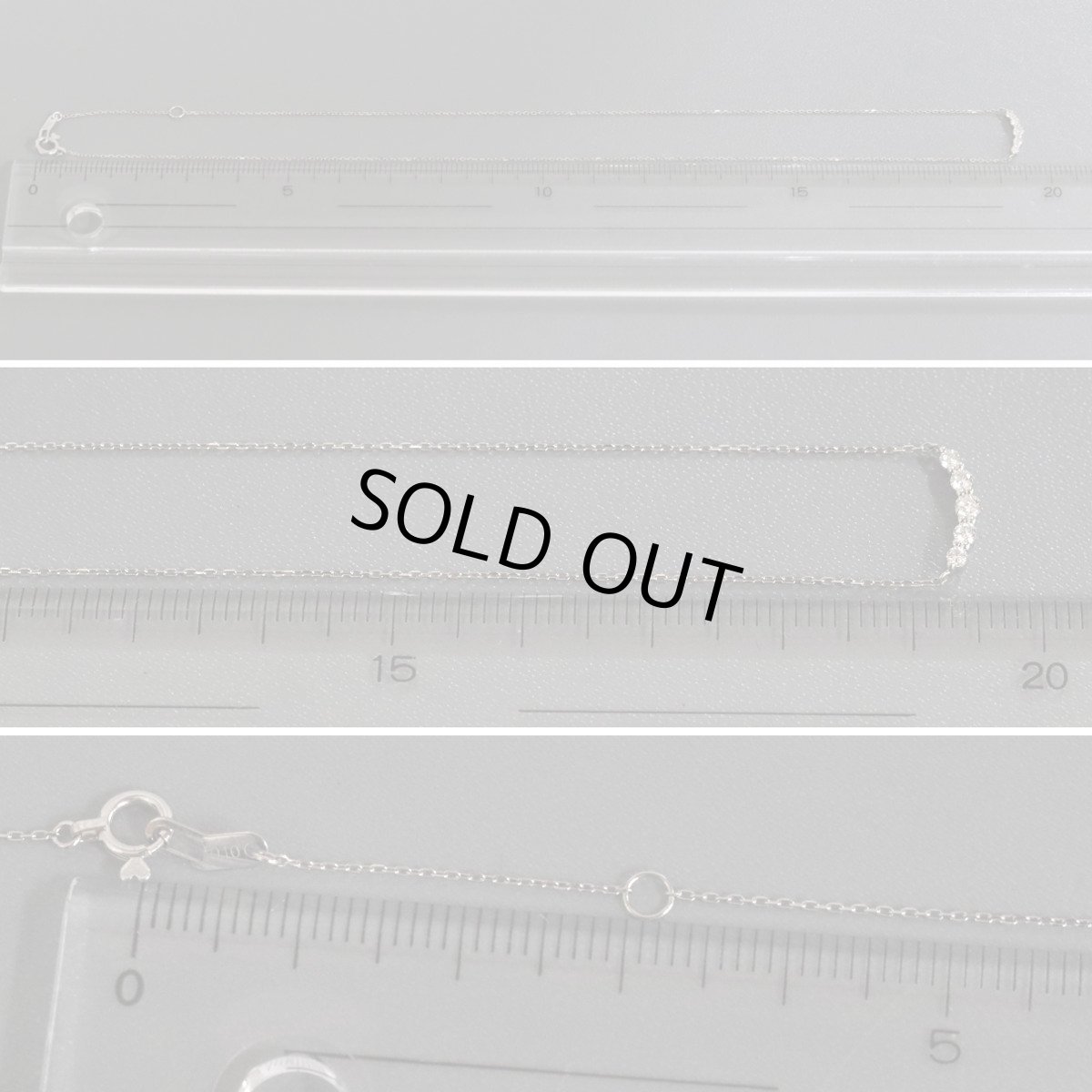 画像8: スタージュエリー Pt950ダイヤモンドネックレス D0.10 1.5g 39cm 内箱 (8)