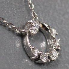 画像2: スタージュエリー Pt950ダイヤモンドネックレス D0.12 1.9g 40cm 内外箱 (2)