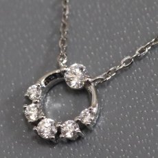 画像3: スタージュエリー Pt950ダイヤモンドネックレス D0.12 1.9g 40cm 内外箱 (3)
