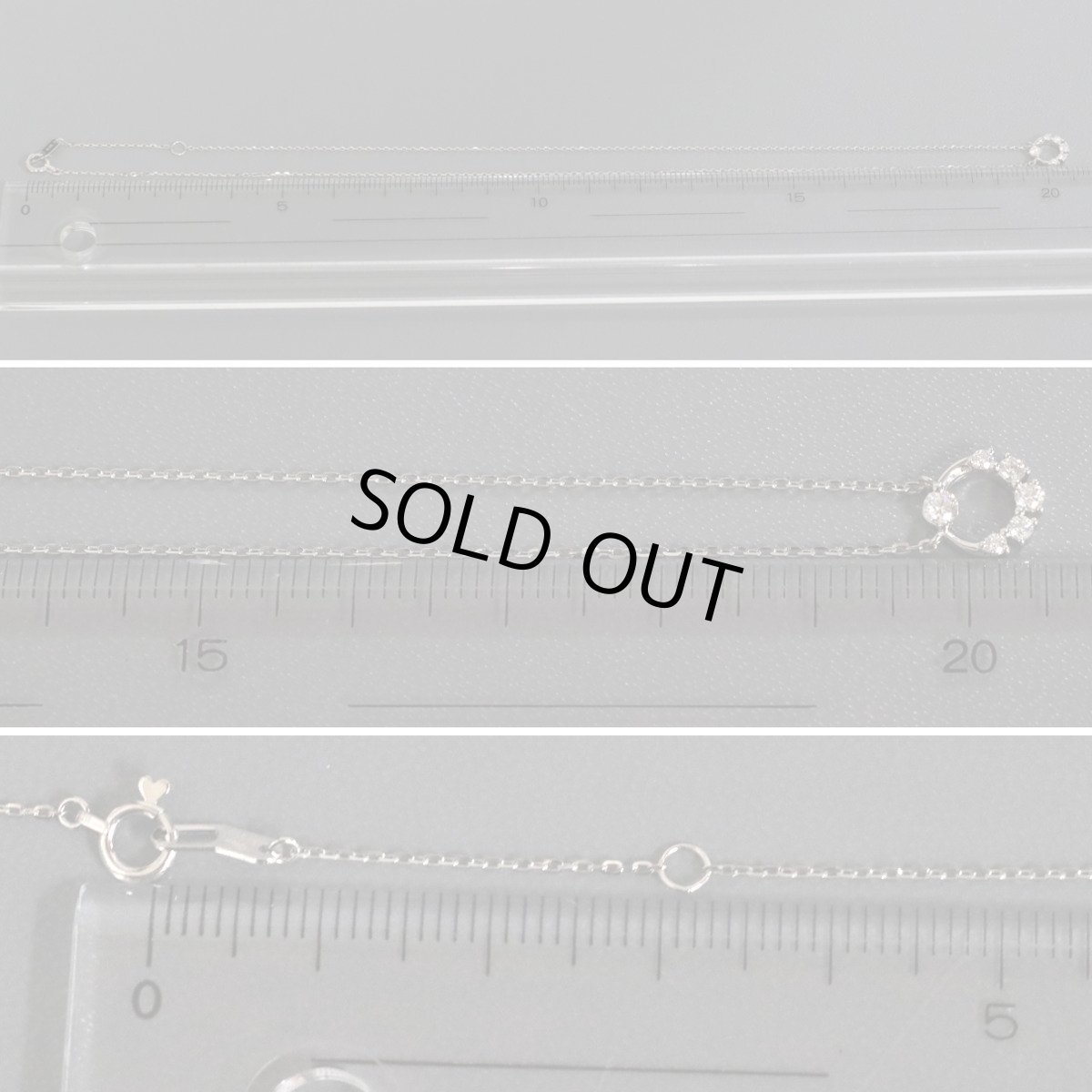 画像8: スタージュエリー Pt950ダイヤモンドネックレス D0.12 1.9g 40cm 内外箱 (8)