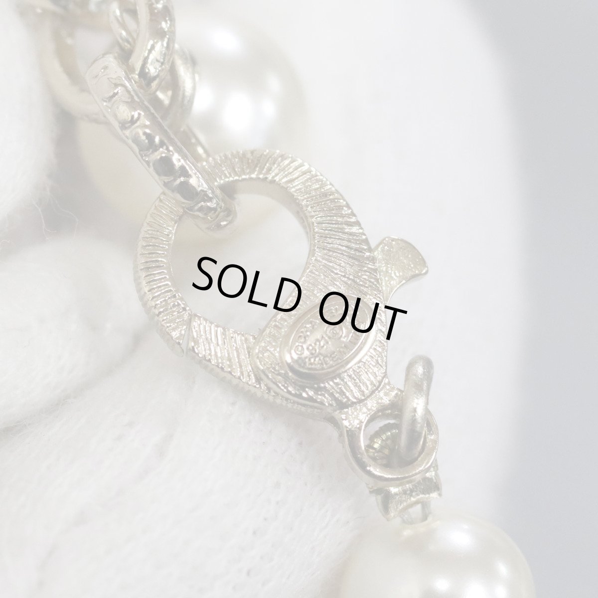 画像6: シャネル フェイクパール ココマーク ロングネックレス B21K 約112cm (6)