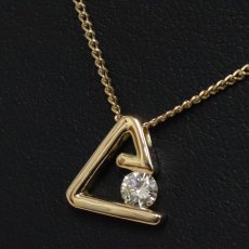 画像6: K18ダイヤモンドネックレス D0.20 3.7g 39cm (6)