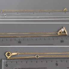 画像8: K18ダイヤモンドネックレス D0.20 3.7g 39cm (8)