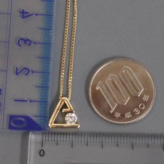 画像9: K18ダイヤモンドネックレス D0.20 3.7g 39cm (9)