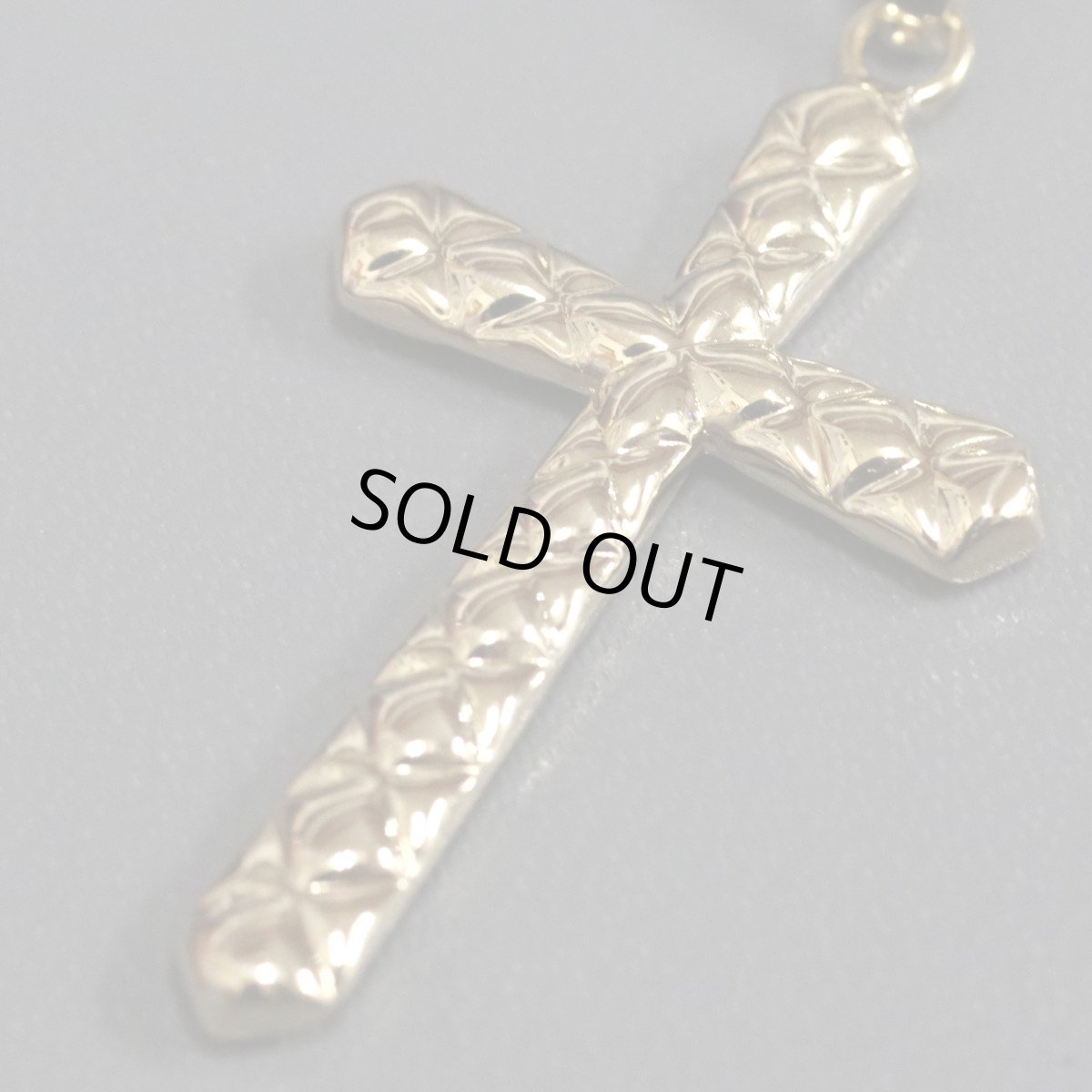 画像2: K18ペンダントトップ クロスモチーフ 2.0g (2)