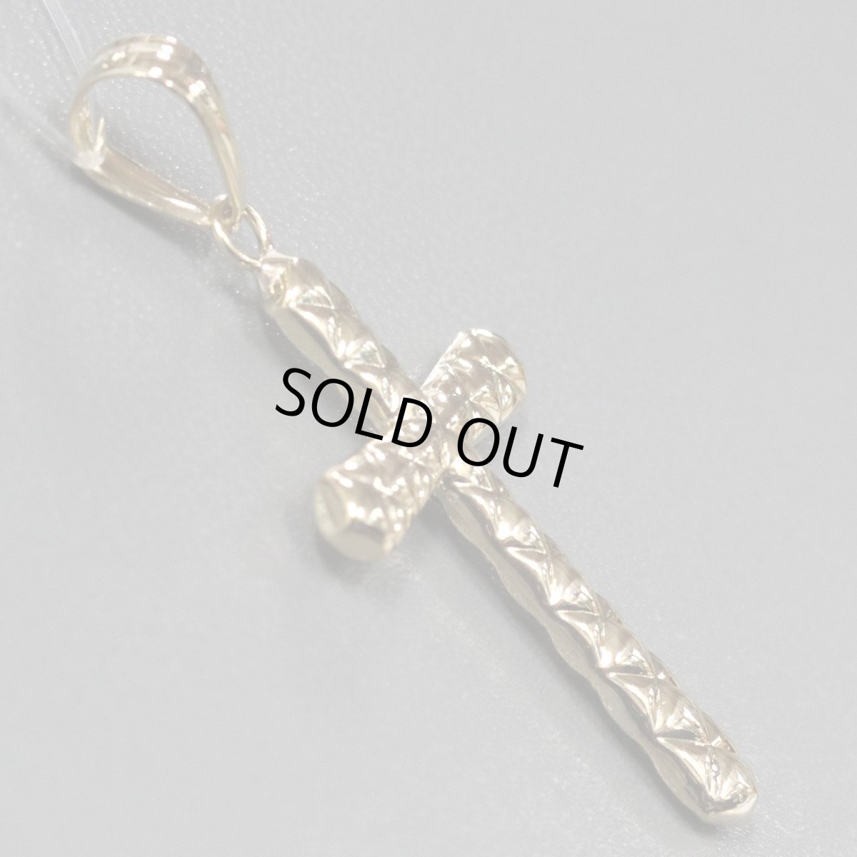 画像3: K18ペンダントトップ クロスモチーフ 2.0g (3)