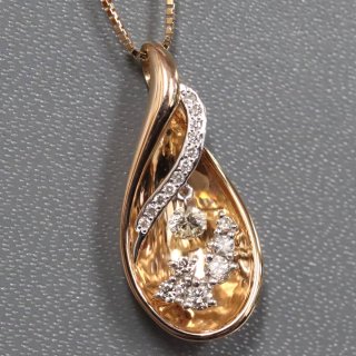 750 アレキサンドライト・ダイヤモンド ペンダントトップ シンプル一粒 アレキサンドライト Corundum ＆ 天然 ダイヤモンド