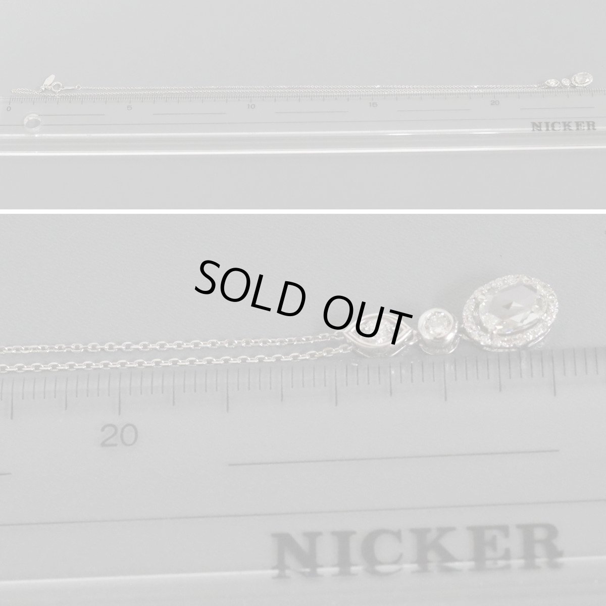 画像9: Pt900/850ダイヤモンドペンダント D0.50 D0.20 3.9g (9)