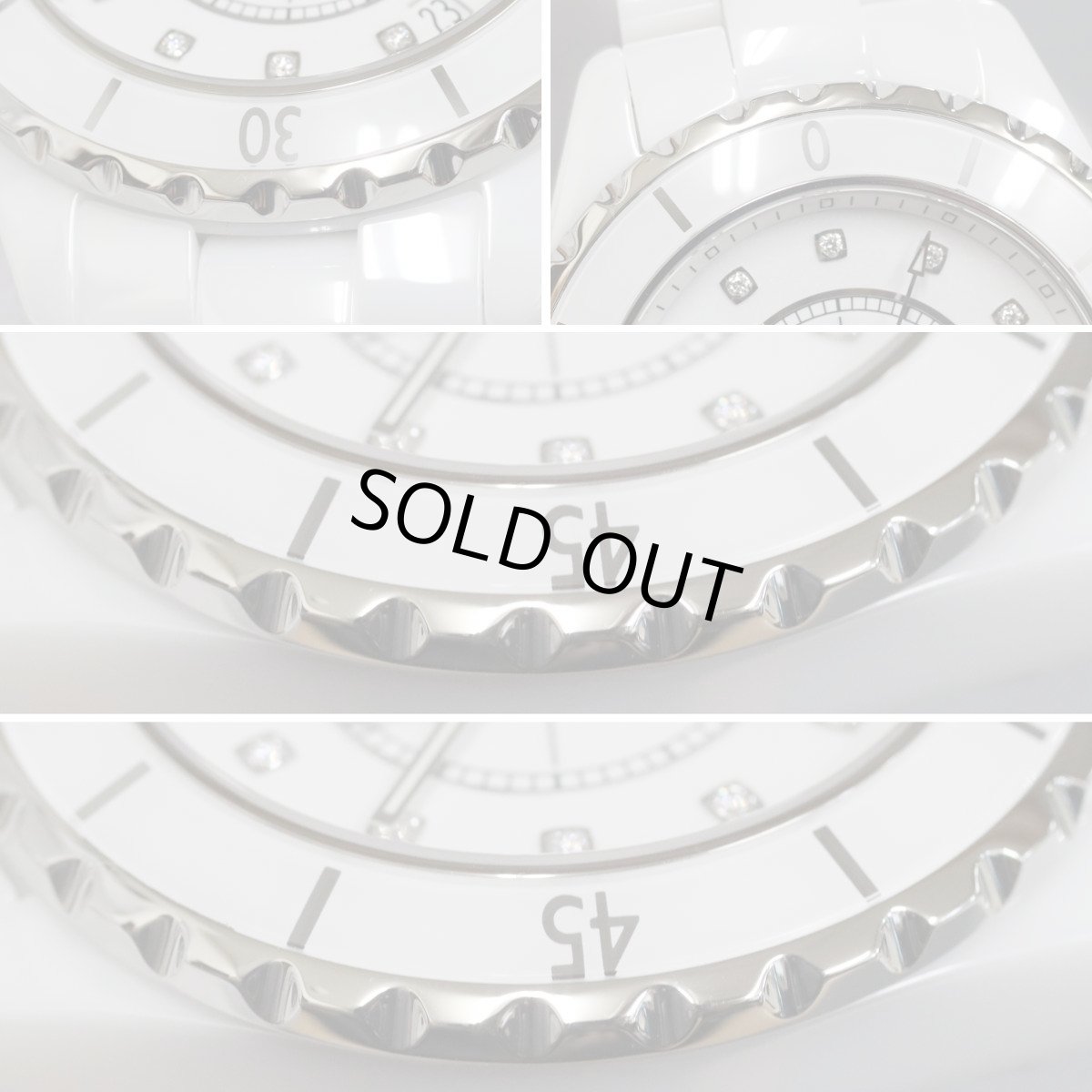 画像4: シャネル J12 12PD ホワイトセラミック 自動巻き(H1629) (4)