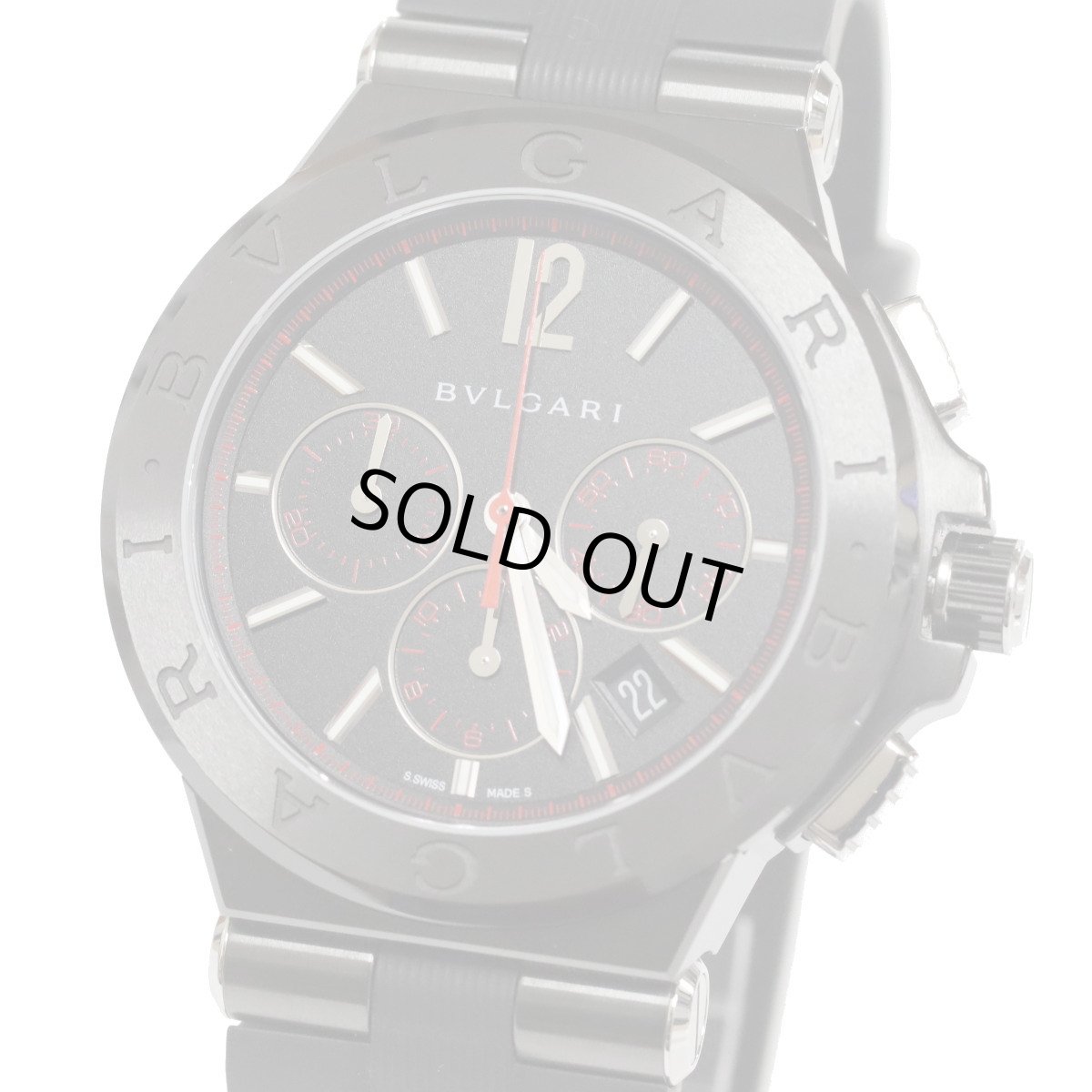 画像1: ディアゴノ ウルトラネロ クロノグラフ(DG42BBSCVDCH) (1)