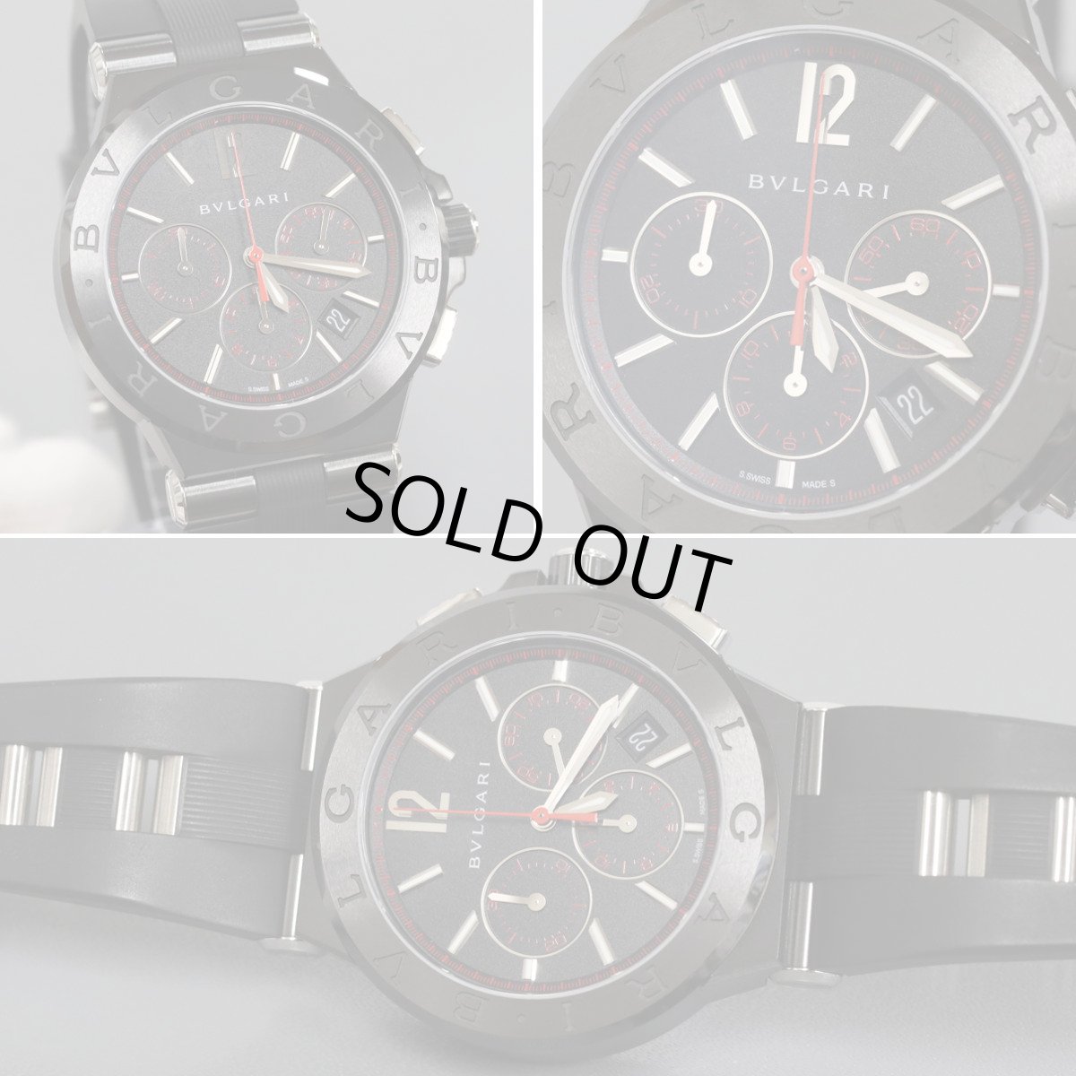 画像2: ディアゴノ ウルトラネロ クロノグラフ(DG42BBSCVDCH) (2)