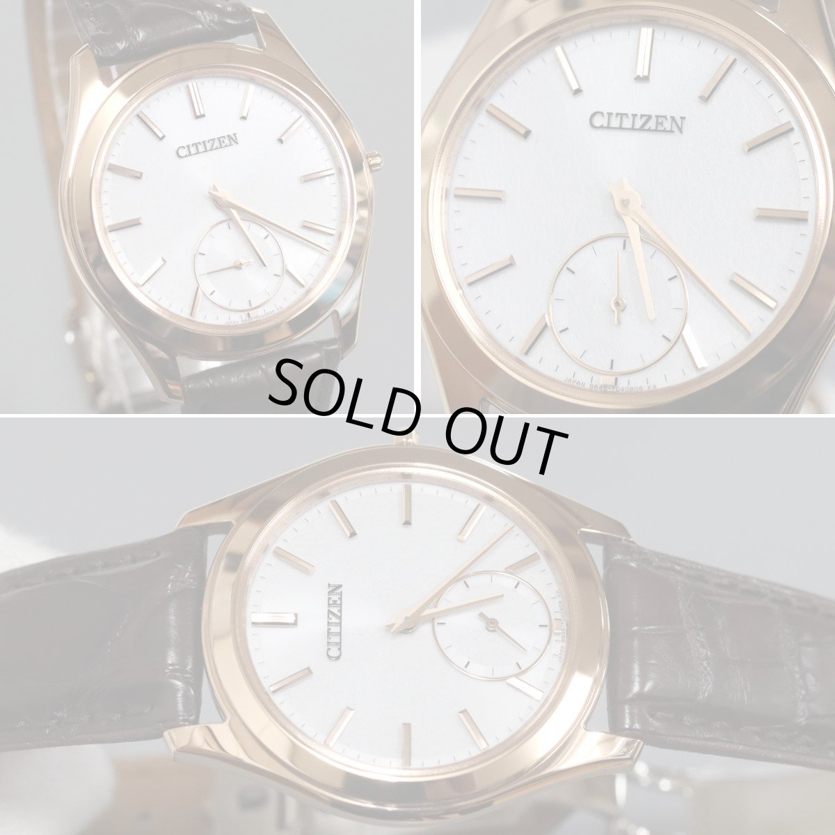 画像2: シチズン エコドライブワン コンフォートライン(AQ5012-14A)和紙文字盤 (2)