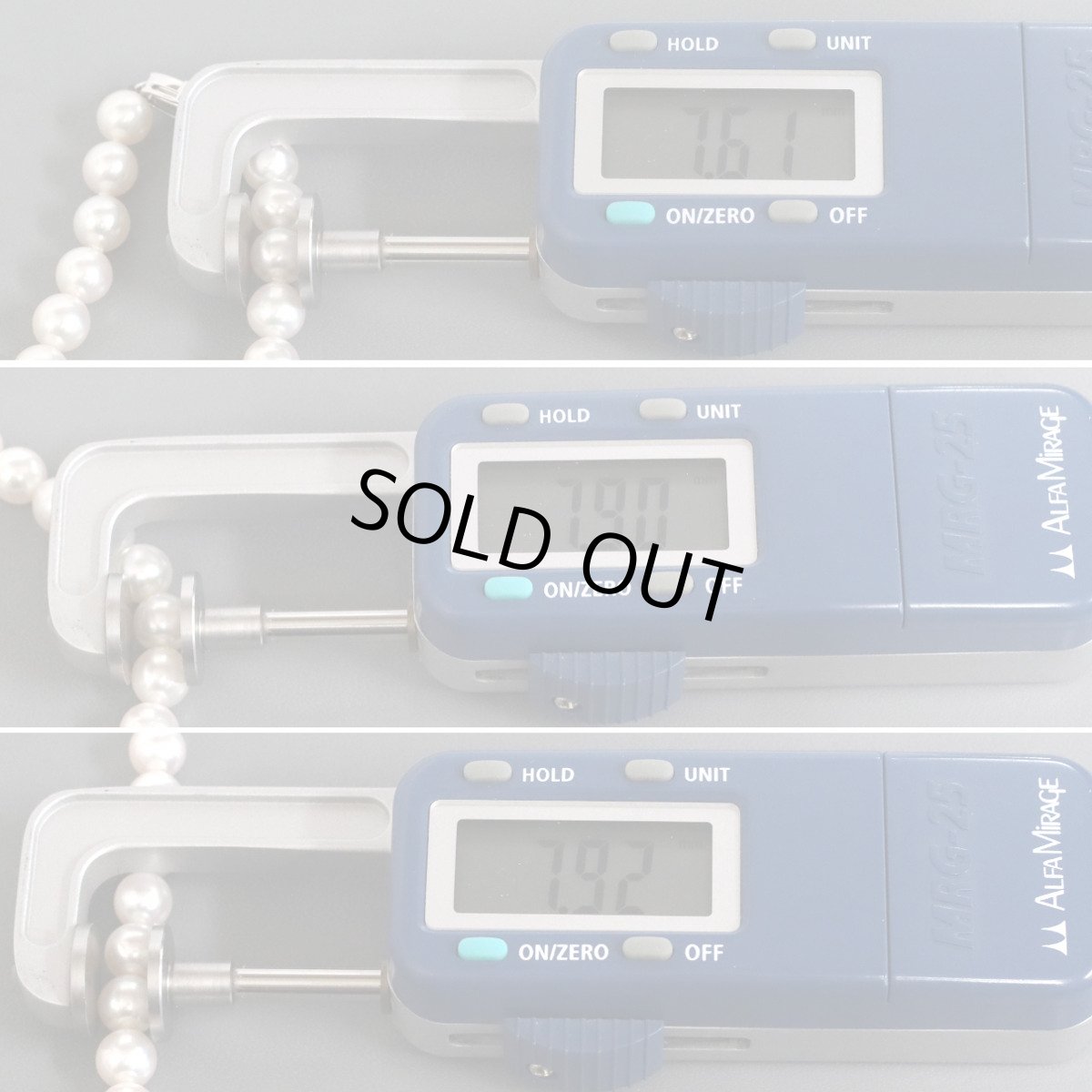 画像6: ミキモト パールネックレス シルバー金具 7.5-8.0mm 箱 保存袋 真珠 (6)