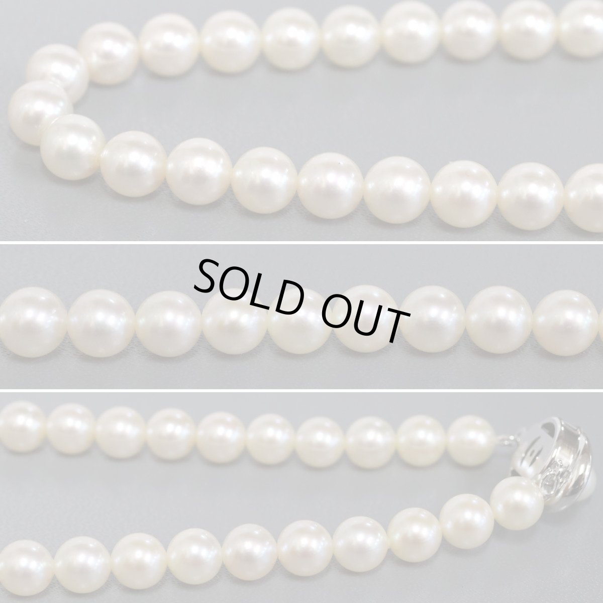 画像5: タサキ パールネックレス 約7.2-7.3mm シルバー金具 (5)