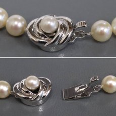 画像8: タサキ パールネックレス 約7.2-7.3mm シルバー金具 (8)