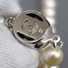 画像9: タサキ パールネックレス 約7.2-7.3mm シルバー金具 (9)