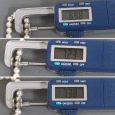 画像6: ミキモト パールネックレス シルバー金具 約7.1-7.3mm 内外箱 (6)