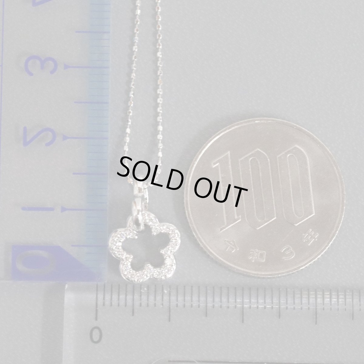 画像10: ポンテヴェキオ K18WGダイヤモンドペンダント スターモチーフ D0.11 3.4g (10)