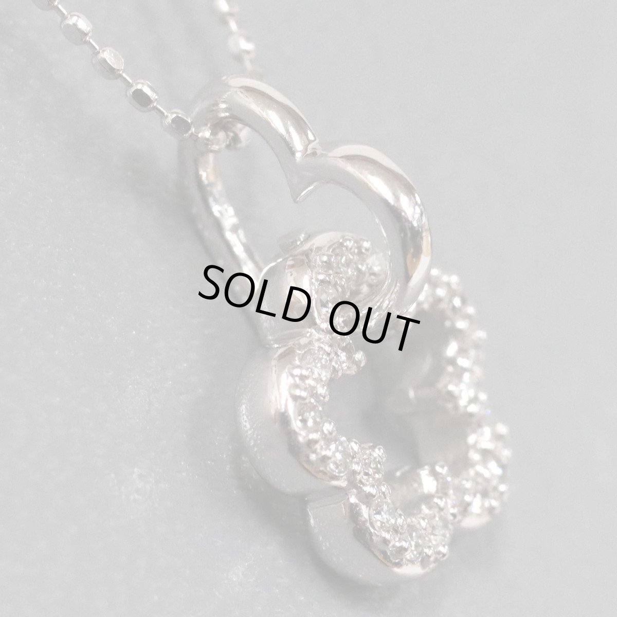 画像2: ポンテヴェキオ K18WGダイヤモンドペンダント スターモチーフ D0.11 3.4g (2)