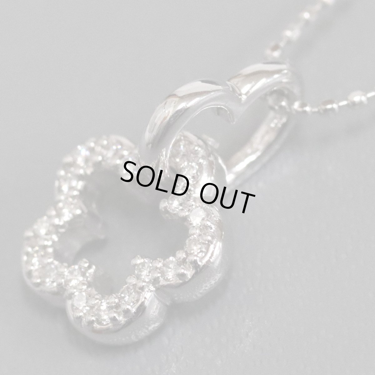 画像3: ポンテヴェキオ K18WGダイヤモンドペンダント スターモチーフ D0.11 3.4g (3)