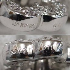 画像5: ポンテヴェキオ K18WGダイヤモンドペンダント スターモチーフ D0.11 3.4g (5)