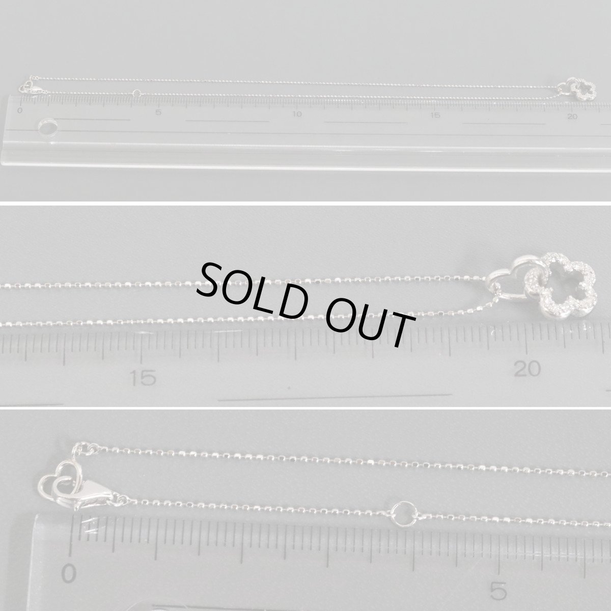 画像9: ポンテヴェキオ K18WGダイヤモンドペンダント スターモチーフ D0.11 3.4g (9)