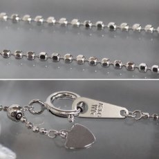 画像8: K18WG/750ダイヤモンドペンダント ブリオレットカットD0.567 D0.18 D0.14 鑑別書 (8)