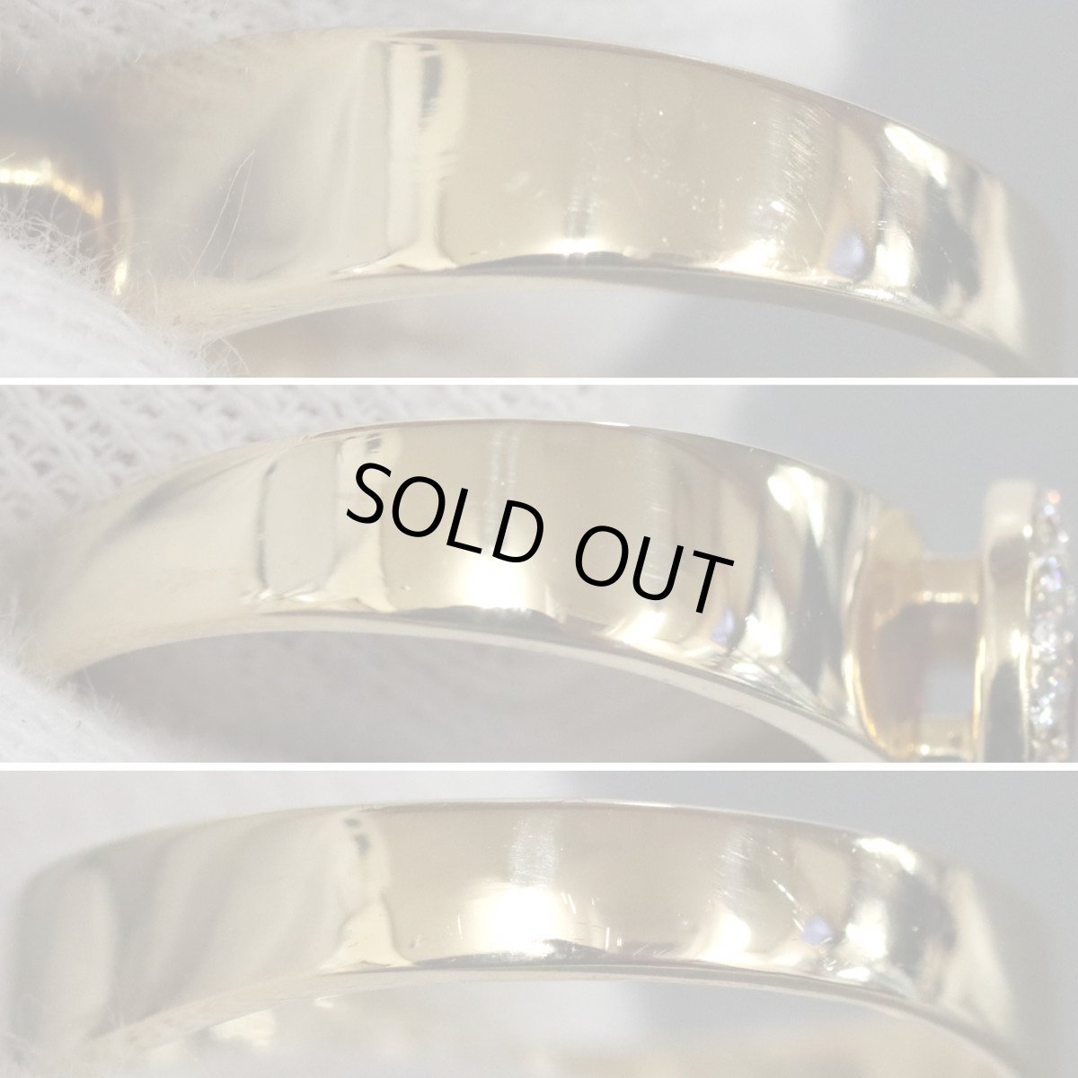 画像6: K18ルビーダイヤモンドリング R0.38 D0.25 7.5g #17 (6)