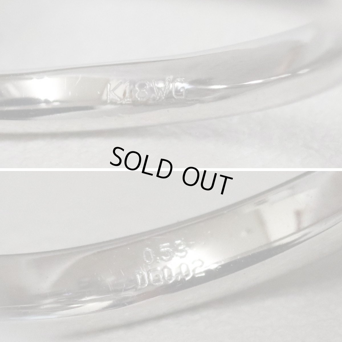 画像7: K18WGサファイアデマントイドガーネットリング フラワーモチーフ S0.53 DG0.02 4.5g #12 ホワイトゴールド (7)