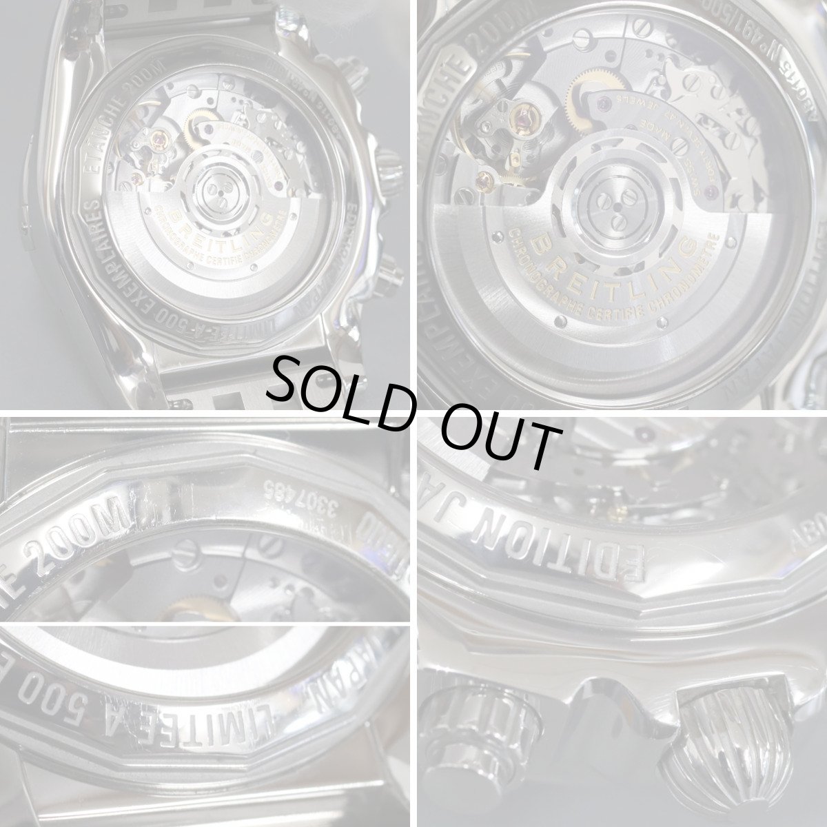 画像7: クロノマット44 JSP ローマンインデックス ブラック MOP(マザーオブパール) リミテッド(AB01153A1B1A1)日本限定500本 (7)