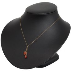 画像4: K18アンデシンネックレス イチゴモチーフ 2.5g 39cm (4)