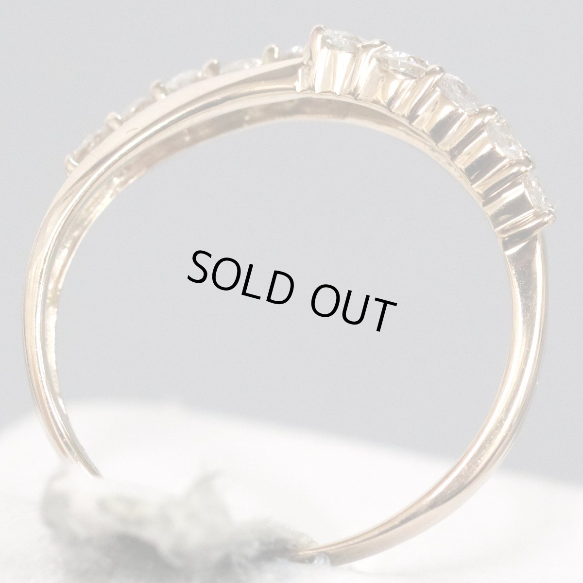 画像5: K18ダイヤモンドリング 0.50 2.1g #11 ピンクゴールド 4月誕生石 (5)