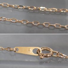 画像7: K18PGダイヤモンドネックレス D0.267 D0.14 2.2g 約40cm (7)