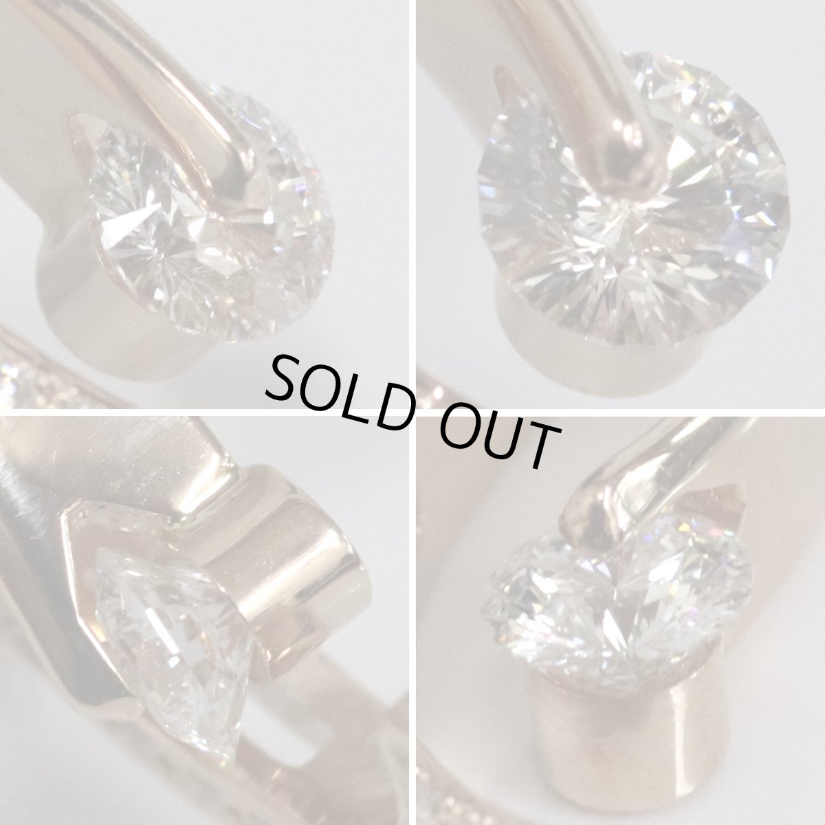 画像4: K18PGビーナスアローカットダイヤモンドペンダント D0.260 D0.087 5.2g AJ付46cm 女神 16本の光の矢 (4)