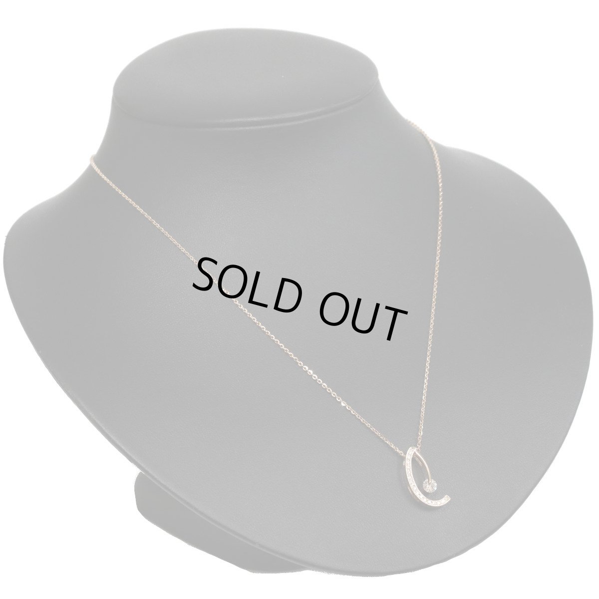 画像6: K18PGビーナスアローカットダイヤモンドペンダント D0.260 D0.087 5.2g AJ付46cm 女神 16本の光の矢 (6)