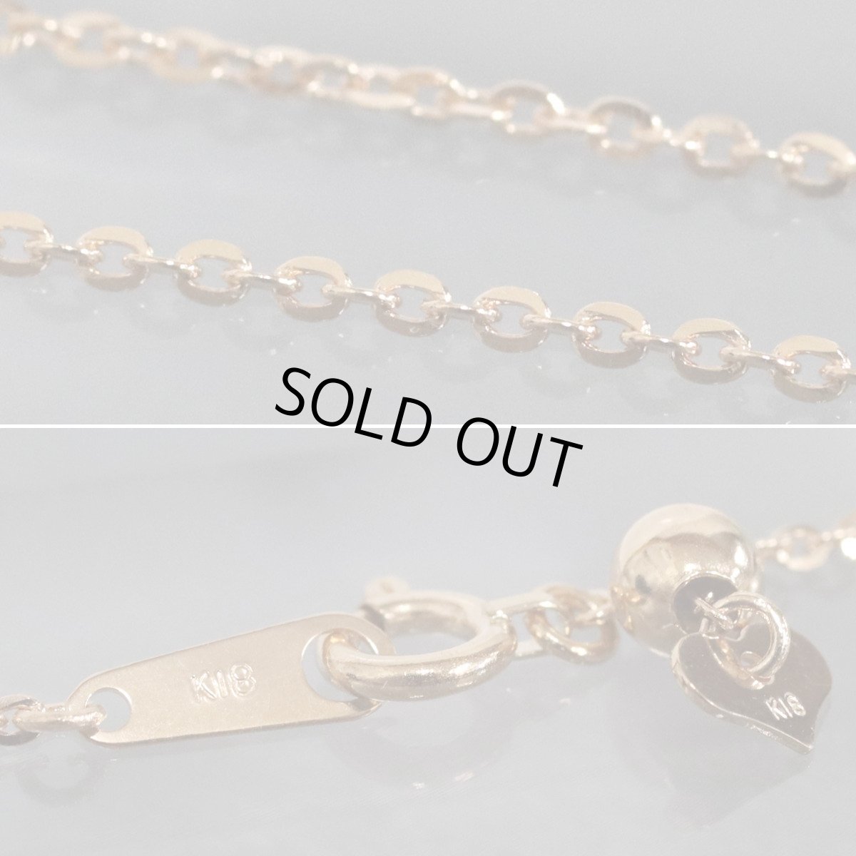 画像8: K18PGビーナスアローカットダイヤモンドペンダント D0.260 D0.087 5.2g AJ付46cm 女神 16本の光の矢 (8)