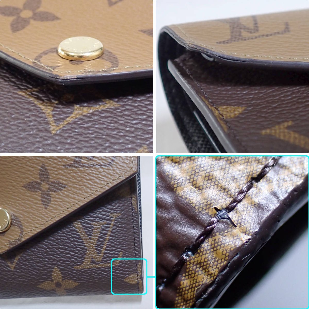 画像4: ポルトフォイユ・ヴィクトリーヌ(M81557)モノグラムリバース (4)