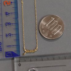 画像9: アーカー K18プチエクリチュールネックレス jumi D0.01 1.6g 40cm (9)