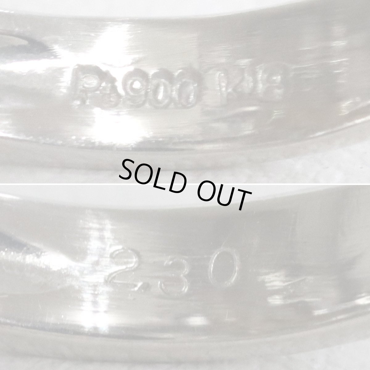 画像7: Pt900/K18ダイヤモンドリング フラワーモチーフ D2.30 13.7g #12.5 (7)