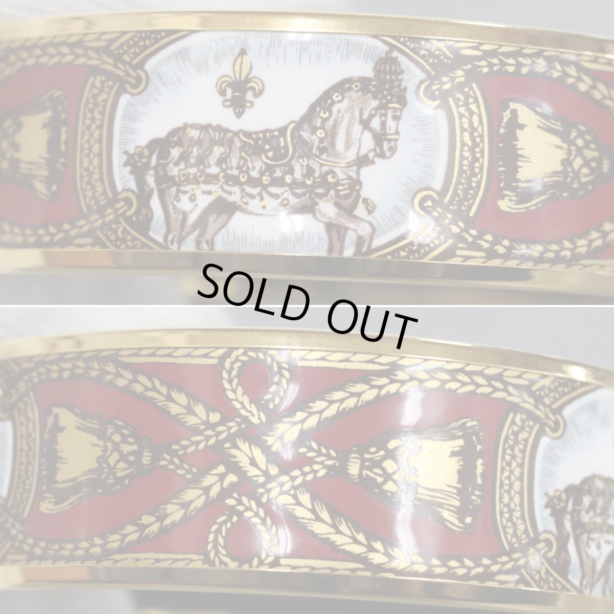 画像2: エルメス エマイユGM 馬柄 15.5cm (2)