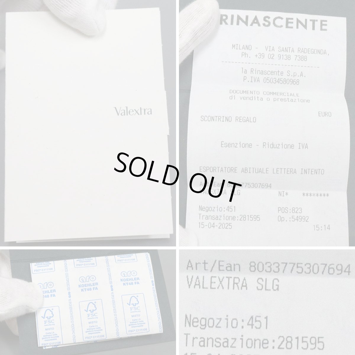 画像10: ヴァレクストラ イジィデ ウォレット(V9E05)ダークグレー (10)