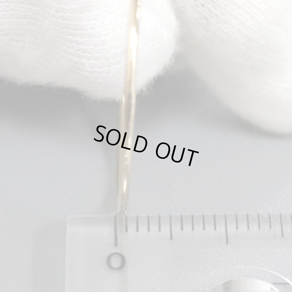 画像6: K18イヤリング 1.7g フープ (6)