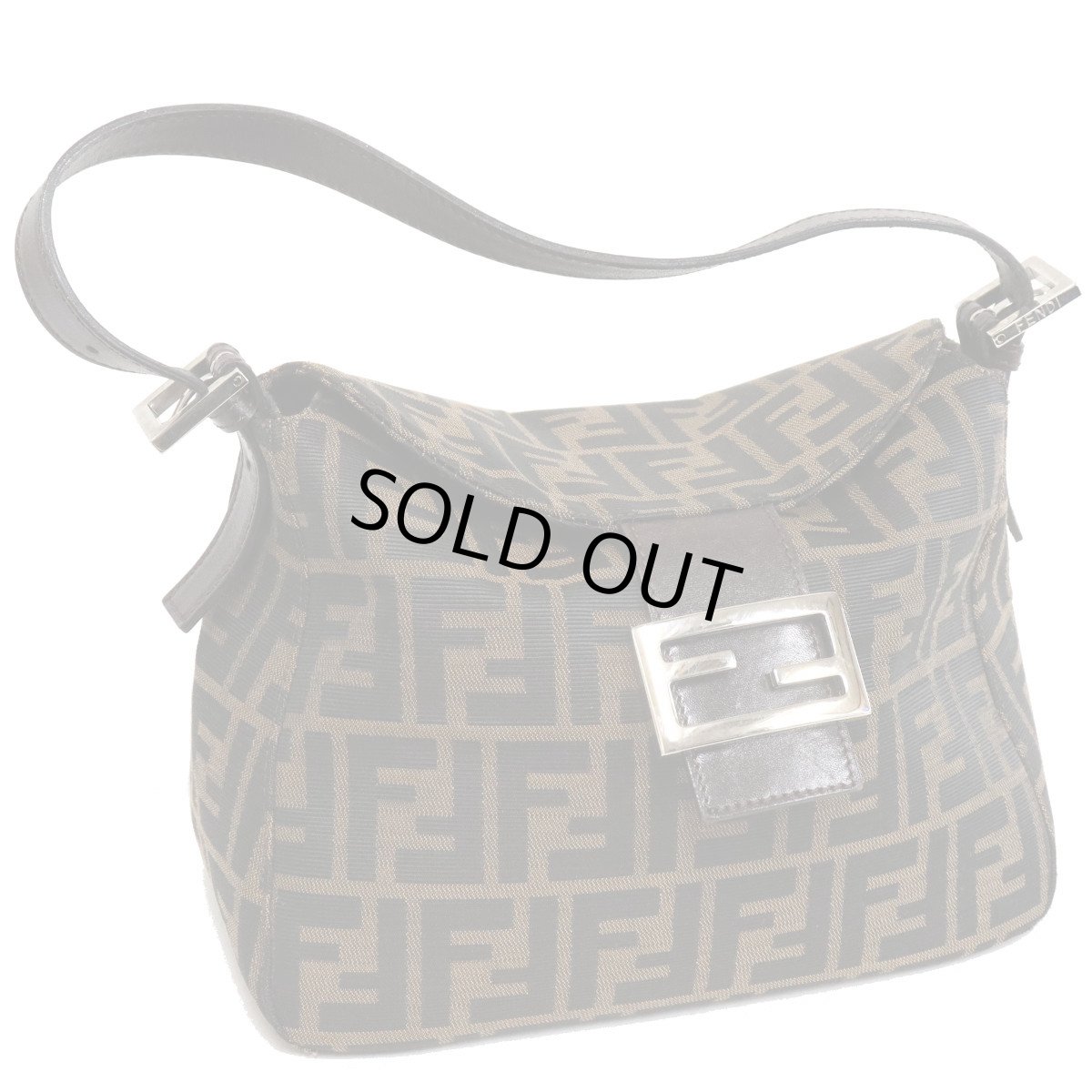 画像1: フェンディ ズッカ柄 ショルダーバッグ(26426) (1)