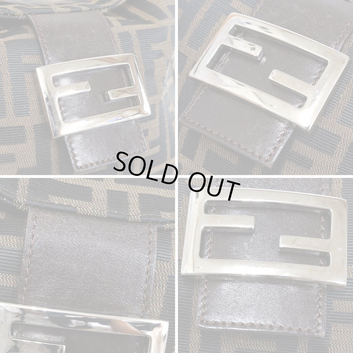 画像2: フェンディ ズッカ柄 ショルダーバッグ(26426) (2)