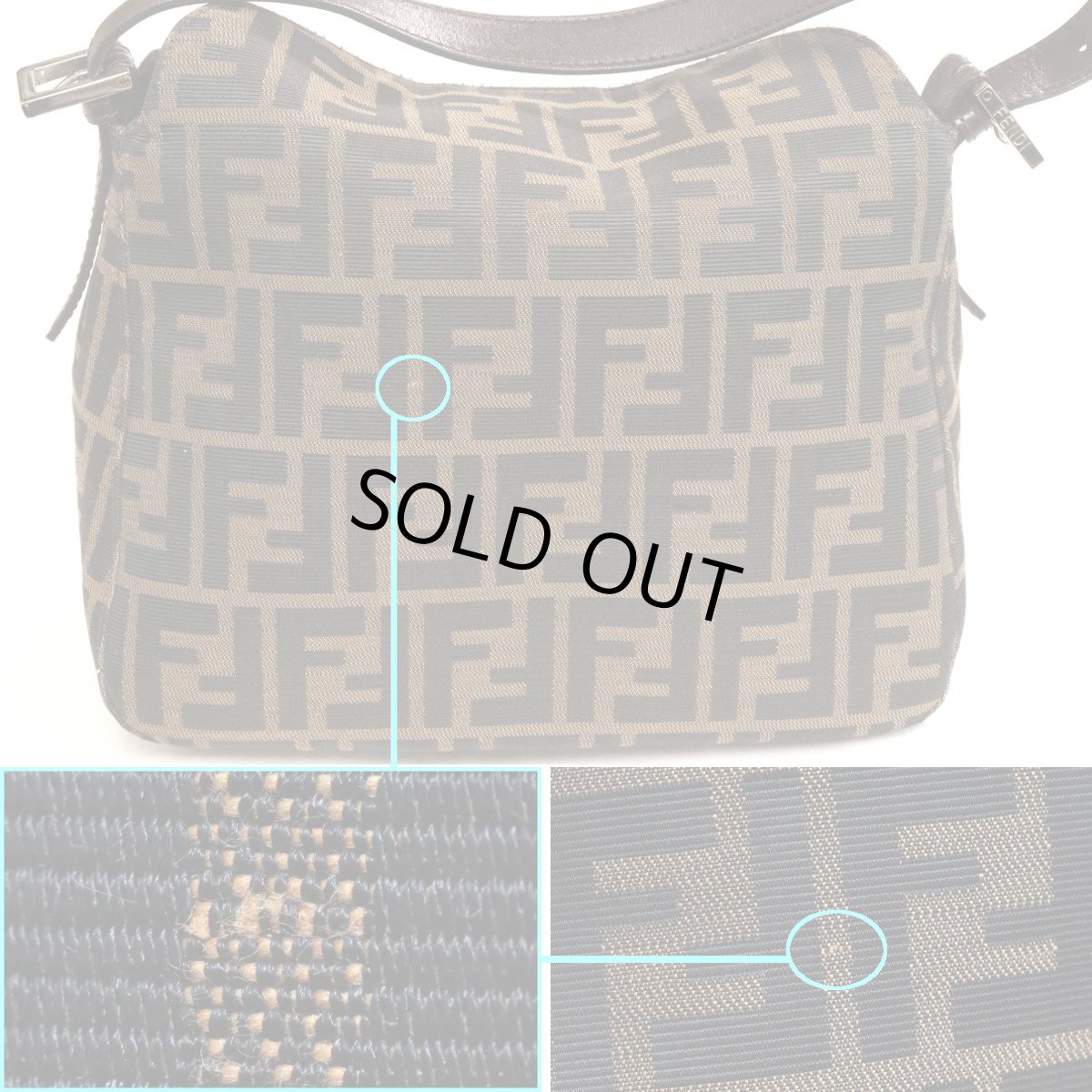 画像3: フェンディ ズッカ柄 ショルダーバッグ(26426) (3)